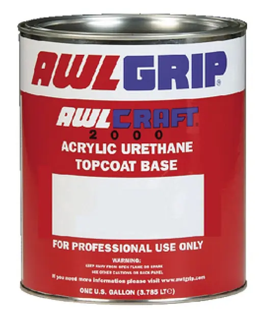 Awlcraft 2000 Acrylic Urethane Topcoat Base, one gallon can